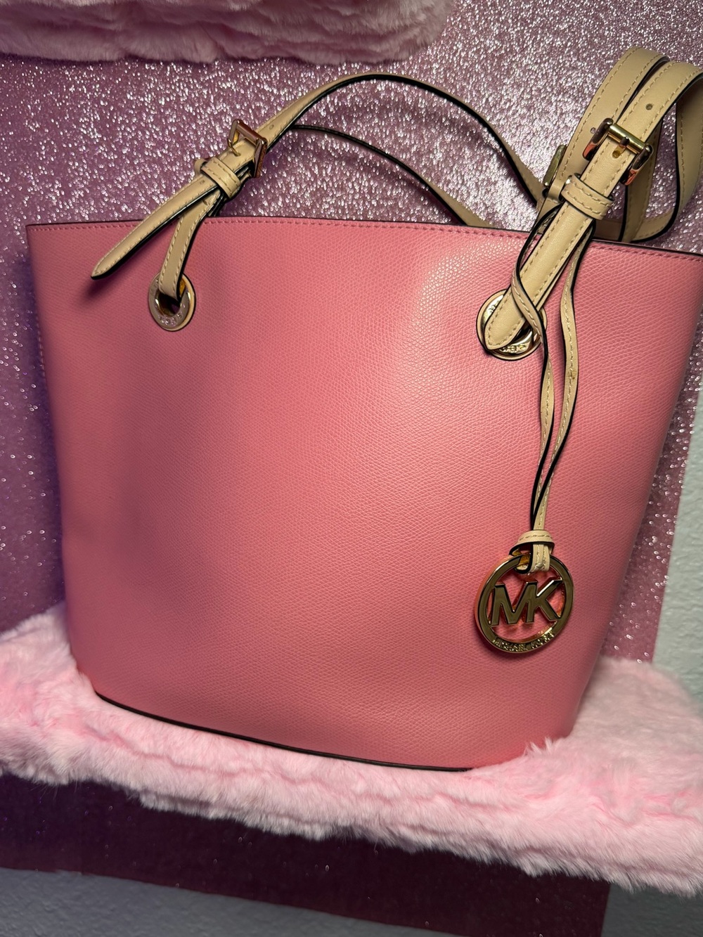 Michael Michael Kors Jet Set Tote 38H5YTTT2L - Soft Pink / Primrose